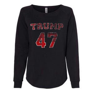 Trump 2024 Election 47 Victory Win President Womens California Wash Sweatshirt