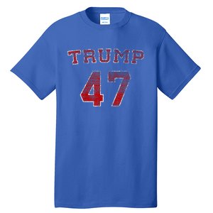 Trump 2024 Election 47 Victory Win President Tall T-Shirt