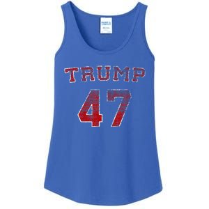 Trump 2024 Election 47 Victory Win President Ladies Essential Tank