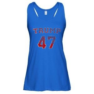 Trump 2024 Election 47 Victory Win President Ladies Essential Flowy Tank