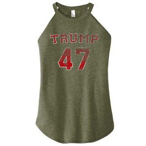 Trump 2024 Election 47 Victory Win President Women's Perfect Tri Rocker Tank