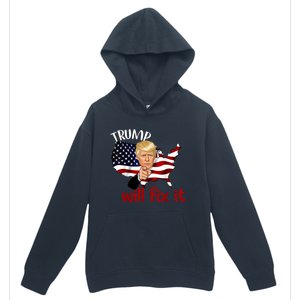 Trump 2024 Election Will Fix It Urban Pullover Hoodie