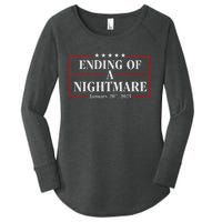 Trump 2025 Ending Of A Nightmare January 20th 2025 Women's Perfect Tri Tunic Long Sleeve Shirt