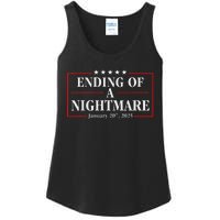 Trump 2025 Ending Of A Nightmare January 20th 2025 Ladies Essential Tank