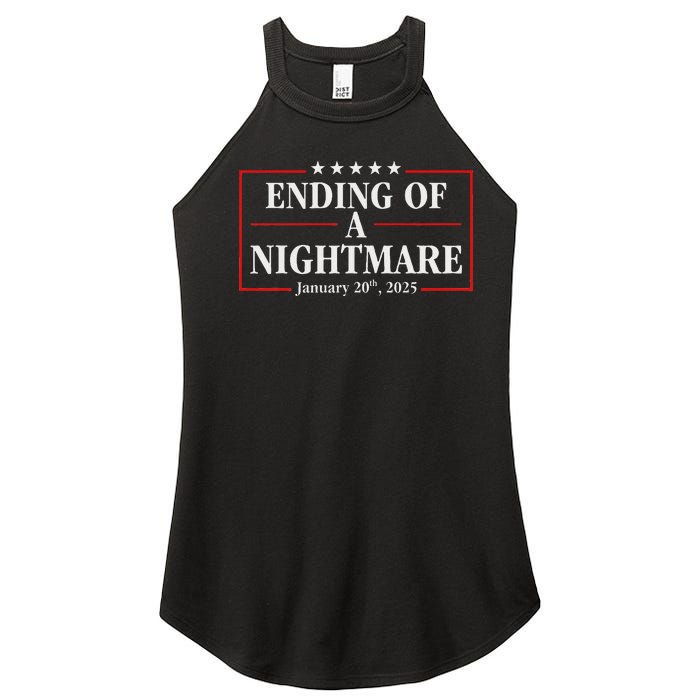 Trump 2025 Ending Of A Nightmare January 20th 2025 Women's Perfect Tri Rocker Tank