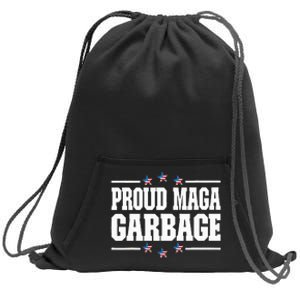 Trump 2024 Election Proud Maga Garbage Vote Trump President Sweatshirt Cinch Pack Bag