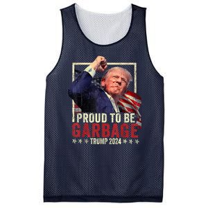 Trump 2024 Election Proud To Be Garbage Vote Trump President Mesh Reversible Basketball Jersey Tank