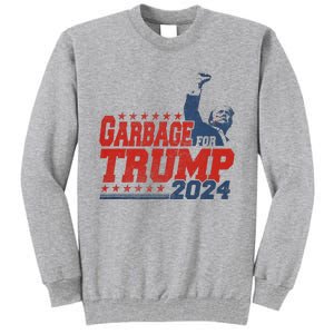 Trump 2024 Election Proud To Be Garbage Vote Trump President Trending Design Tall Sweatshirt