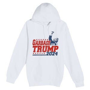 Trump 2024 Election Proud To Be Garbage Vote Trump President Trending Design Premium Pullover Hoodie