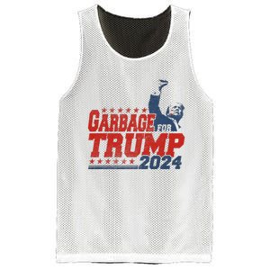 Trump 2024 Election Proud To Be Garbage Vote Trump President Trending Design Mesh Reversible Basketball Jersey Tank