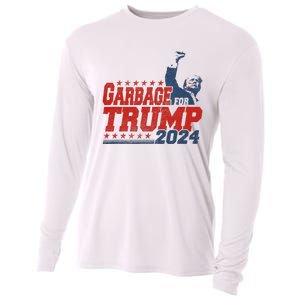 Trump 2024 Election Proud To Be Garbage Vote Trump President Trending Design Cooling Performance Long Sleeve Crew