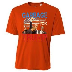 Trump 2024 Election Proud To Be Garbage Vote Trump President Cooling Performance Crew T-Shirt