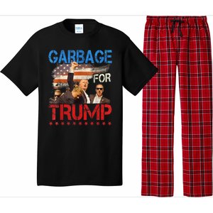 Trump 2024 Election Proud To Be Garbage Vote Trump President Pajama Set