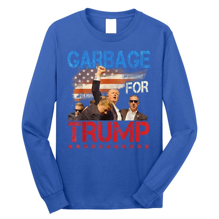 Trump 2024 Election Proud To Be Garbage Vote Trump President Long Sleeve Shirt