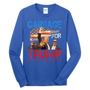 Trump 2024 Election Proud To Be Garbage Vote Trump President Tall Long Sleeve T-Shirt