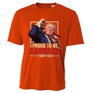 Trump 2024 Election Proud To Be Garbage Vote Trump President Cooling Performance Crew T-Shirt