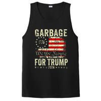 Trump 2024 Election Garbage Vote For Trump President Us Flag PosiCharge Competitor Tank