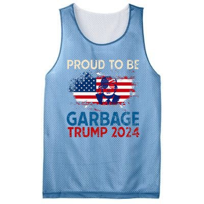 Trump 2024 Election Proud To Be Garbage Vote Trump Presiden Mesh Reversible Basketball Jersey Tank