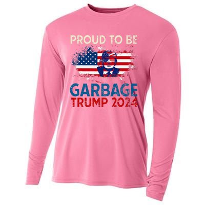 Trump 2024 Election Proud To Be Garbage Vote Trump Presiden Cooling Performance Long Sleeve Crew