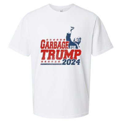 Trump 2024 Election Proud To Be Garbage Vote Trump President Sueded Cloud Jersey T-Shirt