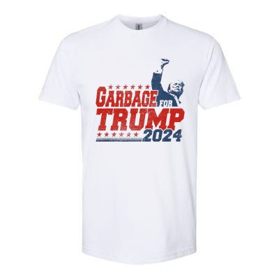 Trump 2024 Election Proud To Be Garbage Vote Trump President Softstyle CVC T-Shirt