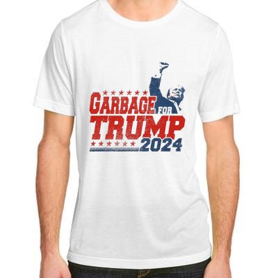 Trump 2024 Election Proud To Be Garbage Vote Trump President Adult ChromaSoft Performance T-Shirt