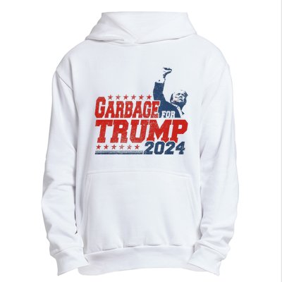 Trump 2024 Election Proud To Be Garbage Vote Trump President Urban Pullover Hoodie