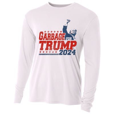 Trump 2024 Election Proud To Be Garbage Vote Trump President Cooling Performance Long Sleeve Crew