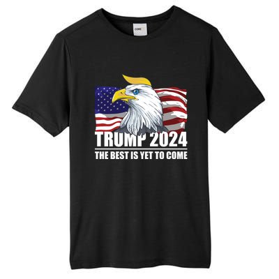 Trump 2024 Eagle Usa Flag Donald Trump Elections 2024 Gift Tall Fusion ChromaSoft Performance T-Shirt