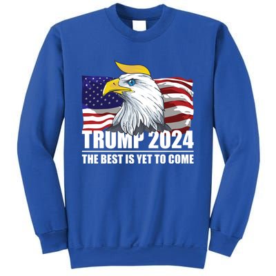 Trump 2024 Eagle Usa Flag Donald Trump Elections 2024 Gift Sweatshirt