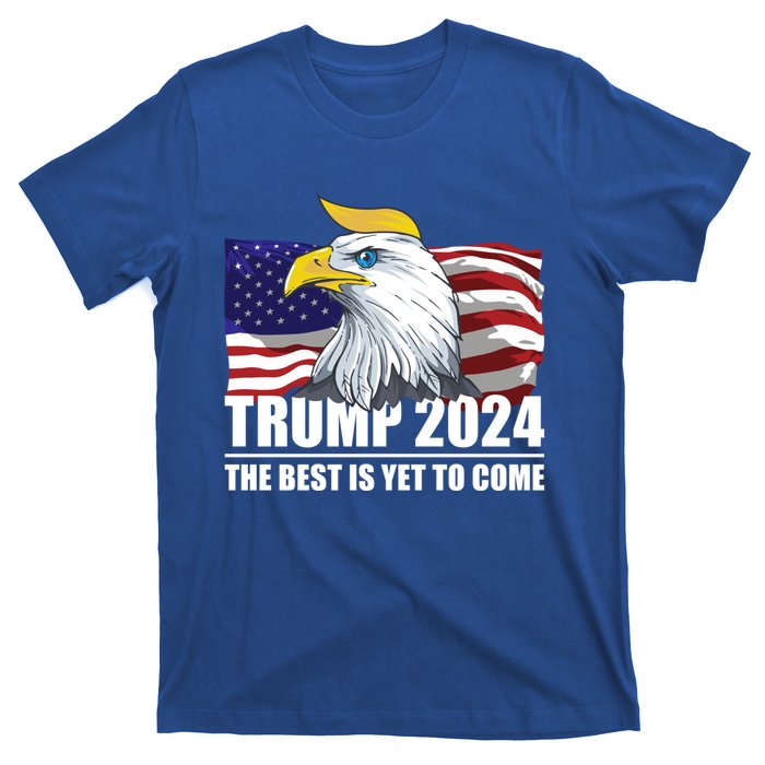 Trump 2024 Eagle Usa Flag Donald Trump Elections 2024 Gift T-Shirt