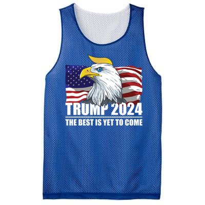 Trump 2024 Eagle Usa Flag Donald Trump Elections 2024 Gift Mesh Reversible Basketball Jersey Tank