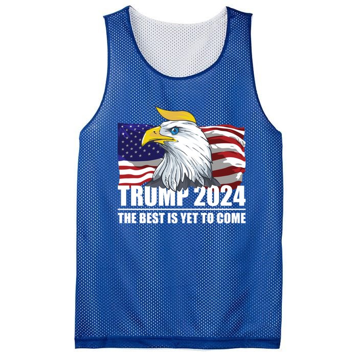 Trump 2024 Eagle Usa Flag Donald Trump Elections 2024 Gift Mesh Reversible Basketball Jersey Tank