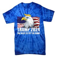 Trump 2024 Eagle Usa Flag Donald Trump Elections 2024 Gift Tie-Dye T-Shirt