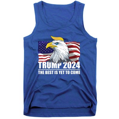 Trump 2024 Eagle Usa Flag Donald Trump Elections 2024 Gift Tank Top