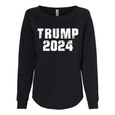 Trump 2024 Election Keep America Great Supporter Gift Muscle Gift Womens California Wash Sweatshirt