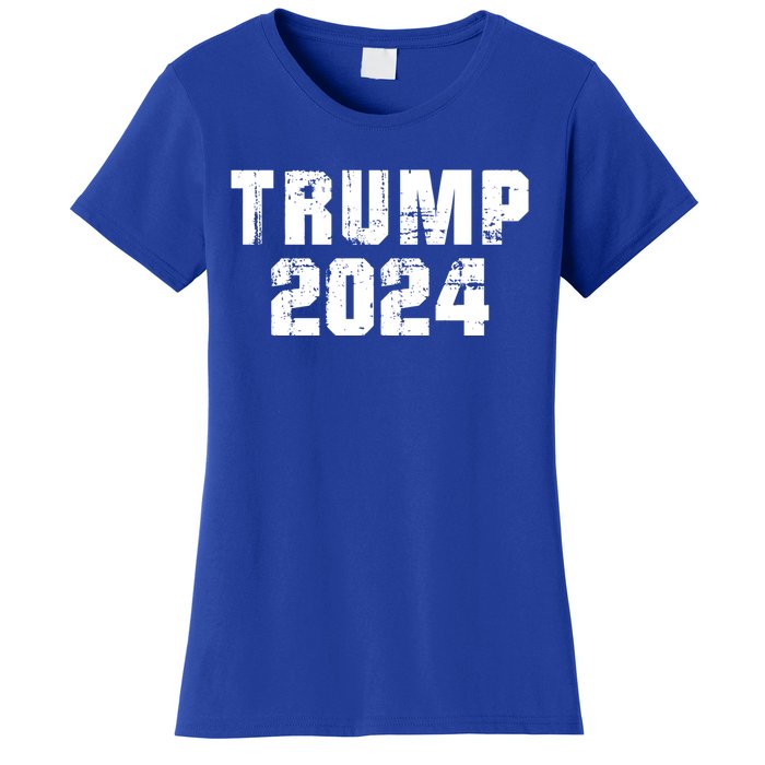 Trump 2024 Election Keep America Great Supporter Gift Muscle Gift Women's T-Shirt