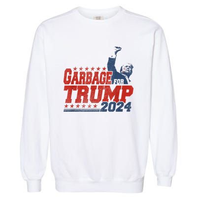 Trump 2024 Election Proud To Be Garbage Vote Trump President Garment-Dyed Sweatshirt