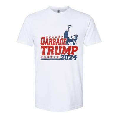 Trump 2024 Election Proud To Be Garbage Vote Trump President Softstyle CVC T-Shirt