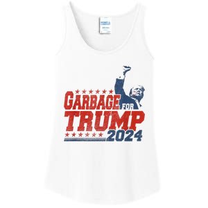 Trump 2024 Election Proud To Be Garbage Vote Trump President Ladies Essential Tank