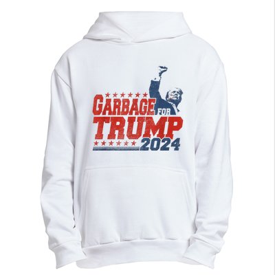 Trump 2024 Election Proud To Be Garbage Vote Trump President Urban Pullover Hoodie