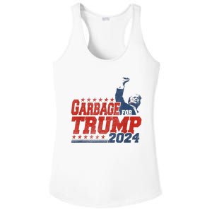 Trump 2024 Election Proud To Be Garbage Vote Trump President Ladies PosiCharge Competitor Racerback Tank