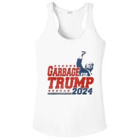 Trump 2024 Election Proud To Be Garbage Vote Trump President Ladies PosiCharge Competitor Racerback Tank