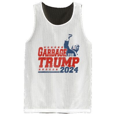 Trump 2024 Election Proud To Be Garbage Vote Trump President Mesh Reversible Basketball Jersey Tank