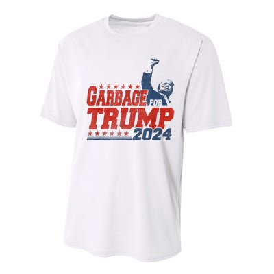 Trump 2024 Election Proud To Be Garbage Vote Trump President Performance Sprint T-Shirt