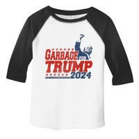 Trump 2024 Election Proud To Be Garbage Vote Trump President Toddler Fine Jersey T-Shirt