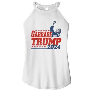 Trump 2024 Election Proud To Be Garbage Vote Trump President Women's Perfect Tri Rocker Tank