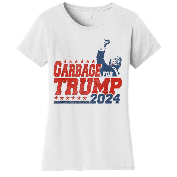 Trump 2024 Election Proud To Be Garbage Vote Trump President Women's T-Shirt