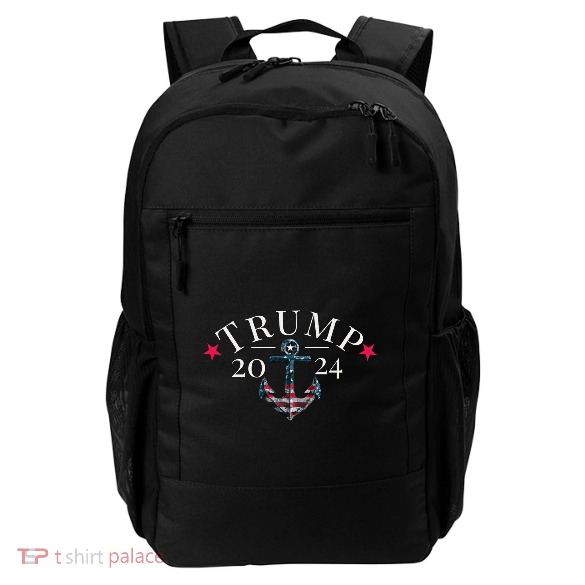 Trump 2024 Election American Flag Anchor Gift Backpack