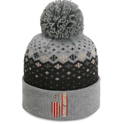 Trump 2024 Election 45 47 Vintage American Flag The Baniff Cuffed Pom Beanie